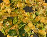 A picture of step 2 of Creamy leftover veggie curry.
