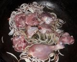 A picture of step 2 of Chicken beryani.