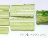 Hình bước làm 1 của món Kim Chi Dưa Chuột 오이김치