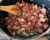 Foto del paso 2 de la receta: Arroz tres delicias, cerdo, carne y pulpo