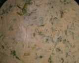 A picture of step 4 of Palak muli ke paranthe.