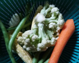 Foto langkah ke 1 dari resep Cah Sayuran (Buncis Bunga kol Wortel Baby Corn).