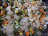 Oseng Kikil sayur pelangi