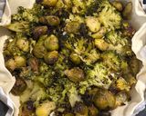 Foto del paso 2 de la receta: Tarta de brócoli y repollitos de Bruselas