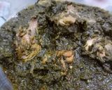 A picture of step 8 of Palak chicken 💖💖.