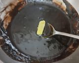 A picture of step 6 of Chocolate Mirror Glaze Cake without Egg, Maida & heart cake Mold.