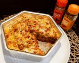 A picture of step 18 of Veg lasagna with homemade sheets.