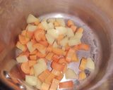 A picture of step 2 of Salted Cod Salad with Potatoes and Carrots.