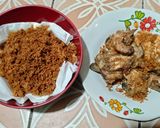 Foto langkah ke 10 dari resep Ayam Goreng Bumbu Kelapa.