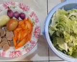 Foto langkah ke 1 dari resep 32. Cah Sawi Bakso.