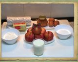Foto del paso 1 de la receta: Tarta de Manzana dorada al Membrillo para Navidad