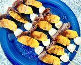 Foto del paso 5 de la receta: Brocheta de caqui con cecina y mozzarella