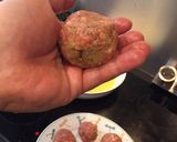 A picture of step 1 of Masterchef Turkey Meatballs.