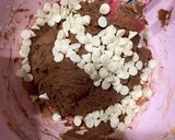 A picture of step 5 of Coffee and Cocoa Cookies (with White Chocolate Chips).