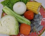 รูปขั้นตอนการทำที่ 1 ของ สลัดกุ้ง