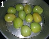 A picture of step 1 of Spicy Tangy Tomatoes.