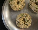 A picture of step 3 of Garelu with Naatu Kodi Pulusu for Ugadi and Telegu New Year.