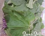 A picture of step 1 of Bottle Gourd Leaf Fritters.