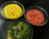 A picture of step 4 of Chicken tikka 3 colour recipe.
