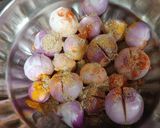 A picture of step 2 of Instant Onion Pickle.
