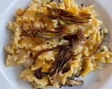Foto del paso 10 de la receta: Carbonara de langostinos y alcachofas 🦐🧀