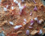 A picture of step 7 of Hyderabadi Gun Masala Dosa.