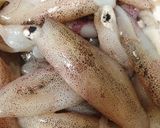 Hình bước làm 1 của món Canh Mực Nấu Ngót