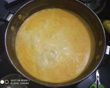 A picture of step 5 of UP style Dahi wali Arbi Spicy Arbi in yogurt curry.