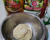 Foto langkah ke 4 dari resep Roti Bunga Tanpa Ulen (Minyak).