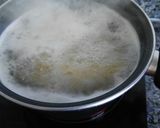 Foto del paso 1 de la receta Espaguetis con pesto de albahaca y anacardos