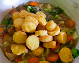 Foto langkah ke 7 dari resep Sapo Tofu Sayuran.