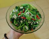 Foto langkah ke 4 dari resep Sawi Hijau Telur Campur.