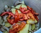 A picture of step 4 of Prawn Sahi Biryani in my style.