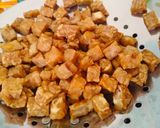 Foto langkah ke 1 dari resep Sawi Tempe Bumbu Kecap.