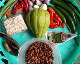 Foto langkah ke 1 dari resep Lodeh labu Siam kacang tolo.