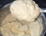 A picture of step 3 of Surti Khaman.