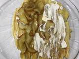 Wafles de manzana