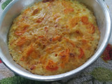 Tarta de arroz y verduras, sin harina ni gluten