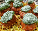 Foto del paso 7 de la receta: Albóndigas al pesto con cous cous al Ras el-hanout