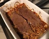 Une image de l'étape 5 de Faux filets aux oignons,épices et sauce tomate.