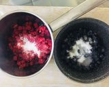 Erdei gyümölcsös joghurttorta (málna-áfonya) recept fázis 3 fotója
