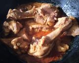 A picture of step 2 of Chicken biryani with potatoes.