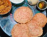 पूरी और आलू चना की सब्ज़ी (Poori and Aloo Chana Sabzi Recipe in Hindi) रेसिपी चरण 6 फोटो