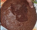 A picture of step 5 of Basic chocolate sponge.