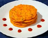 A picture of step 7 of Multi Flour Veggie Pancake.