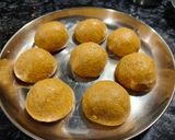 A picture of step 6 of Magaj Laddu.