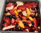 A picture of step 5 of Summer Fruit Cobbler.