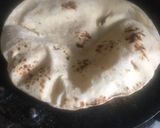 A picture of step 3 of Fulka roti with sabji.