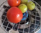 A picture of step 1 of Roasted Amla and Tomato Chutney.