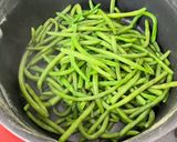 Une image de l'étape 3 de Haricots verts à la Française.